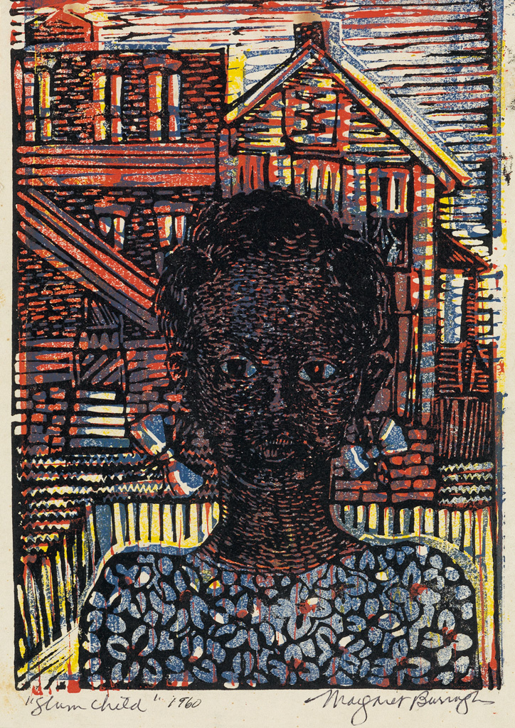 MARGARET BURROUGHS (1917 - 2010) Slum Child.